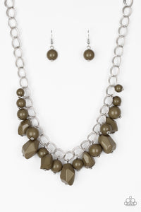 Gorgeously Globetrotter Green Necklace