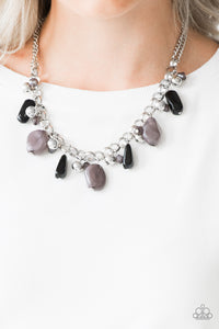 Grand Canyon Grotto Necklace (Black, White)