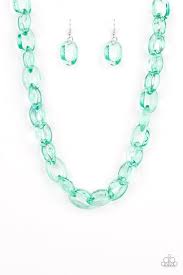 Ice Queen Green Necklace