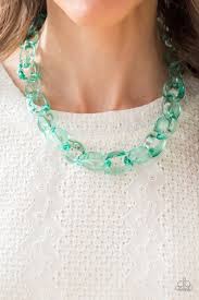 Ice Queen Green Necklace
