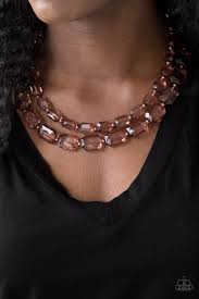 Ice Bank Necklace (Gold, Copper)