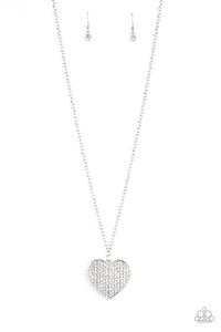 Have To Learn The Heart Way White Necklace