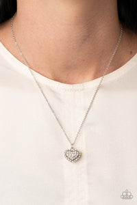 Heart-Warming Glow White Necklace