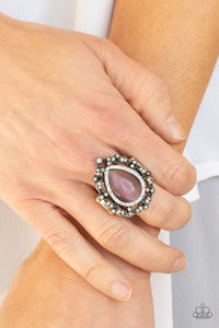 Iridescently Icy Purple Ring