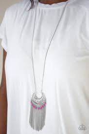 Desert Coyote Pink Necklace
