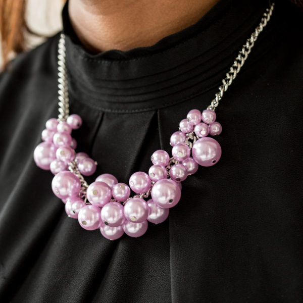 Glam Queen Purple Necklace