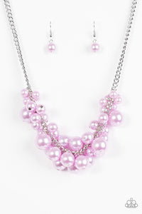 Glam Queen Purple Necklace