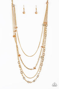 Glamour Grotto Gold Necklace