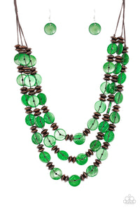 Key West Walkabout Green Necklace
