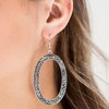 Rhinestone Rebel Silver Earring