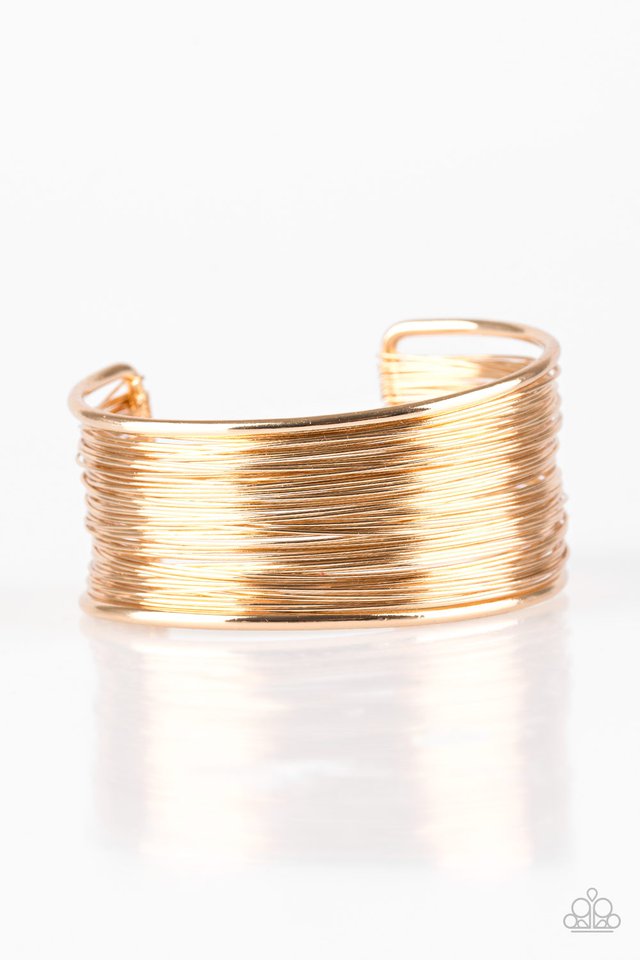Wire Warrior Gold Bracelet