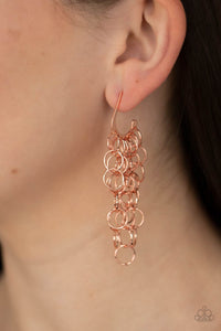 Long Live The Rebels Earring (Copper, Gold)