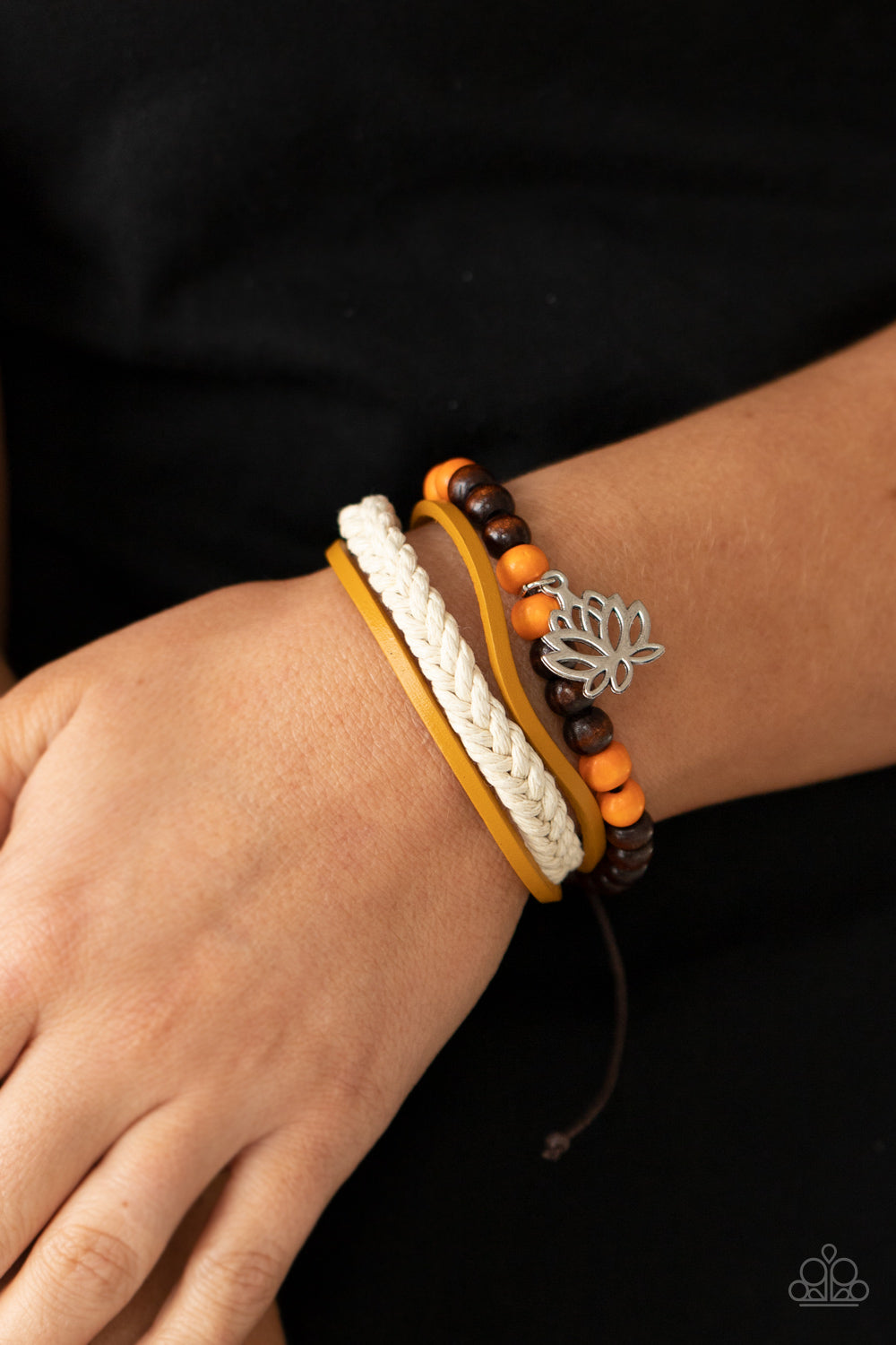 Lotus Beach Orange Bracelet