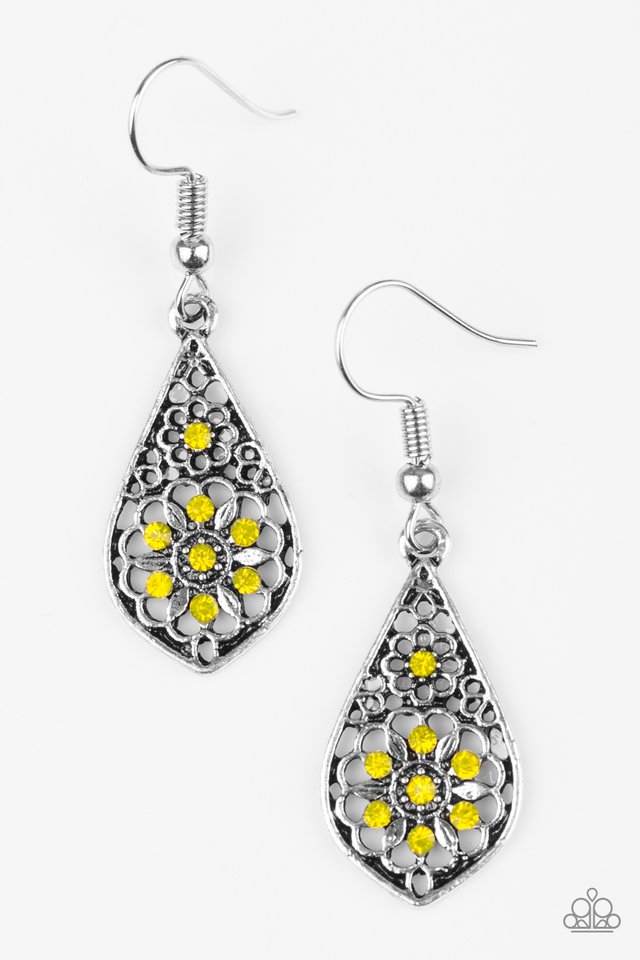 Spring Sparkle Yellow Earring