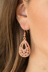 Sparkling Stardom Copper Earring