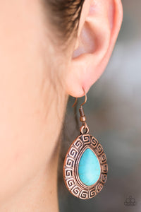 Tribal Tango Copper Earring