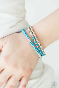 Very Vivacious Blue Bracelet
