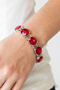 Mind Your Manners Red Bracelet