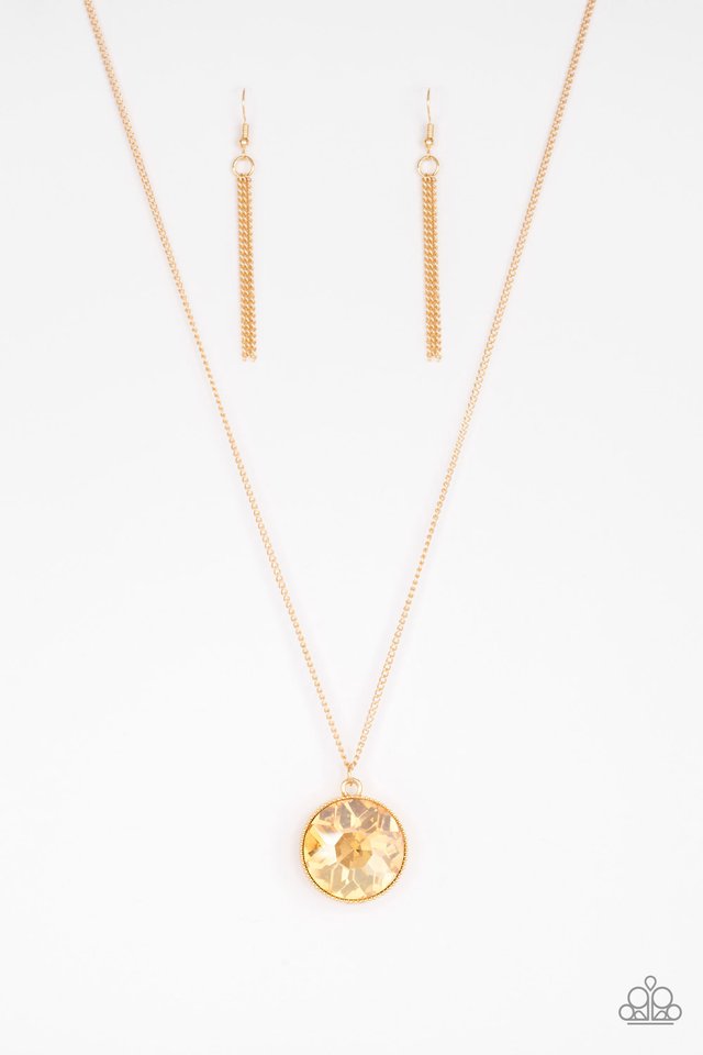Dauntless Diva Necklace (Gold, White)