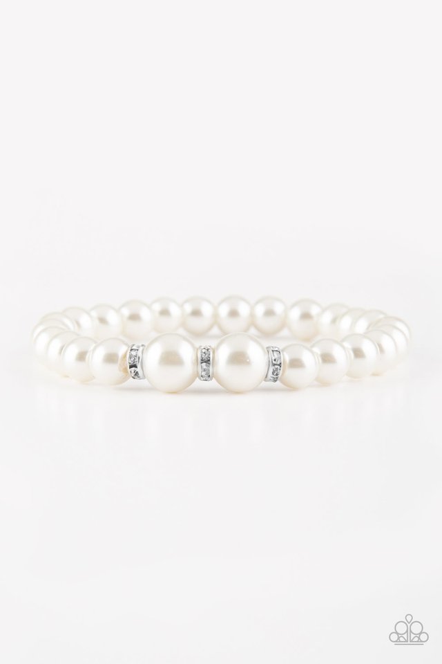 Radiantly Royal White Bracelet