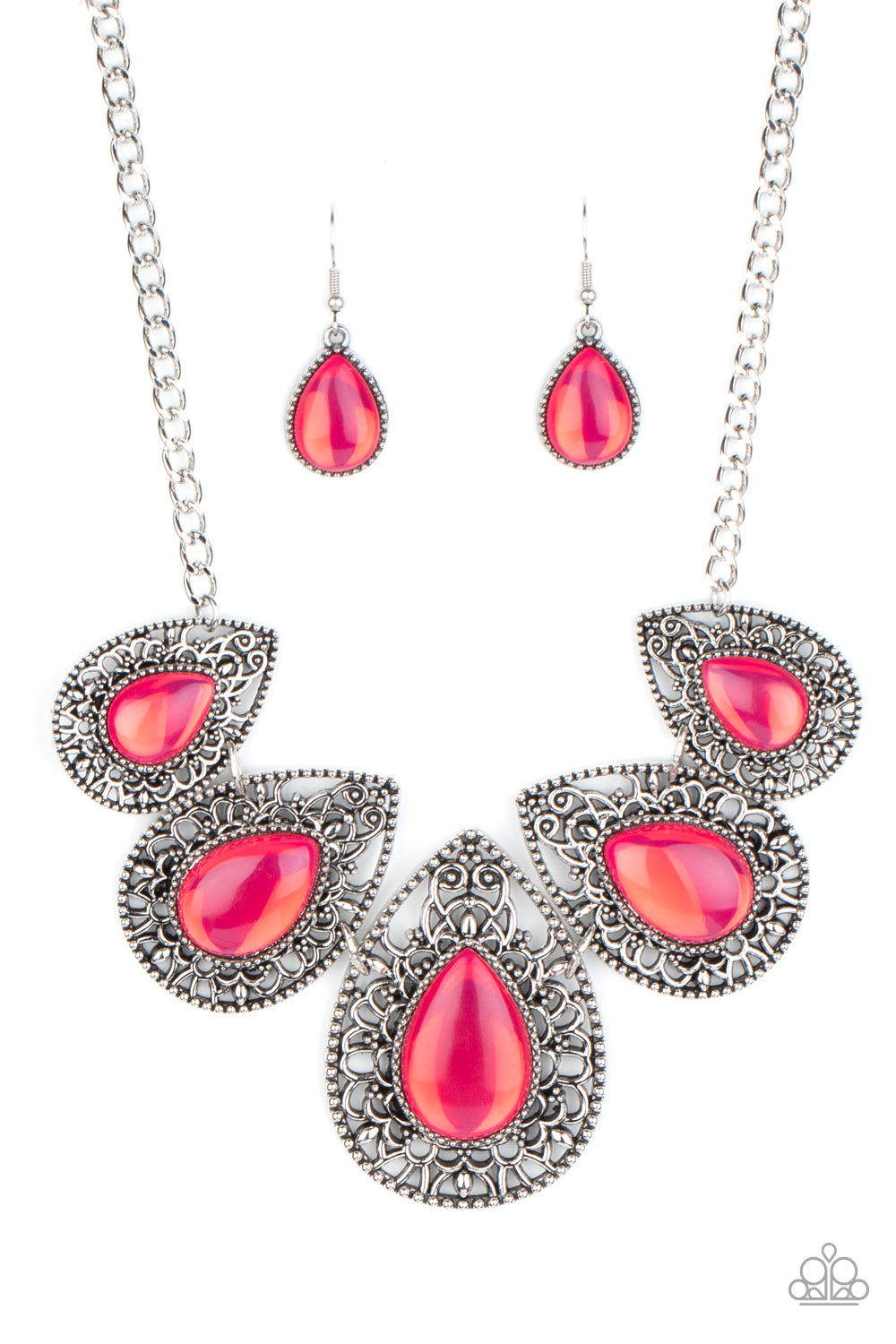 Opal Auras Pink Necklace