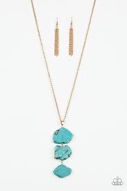On The ROAM Again Necklace (Copper, Gold, White)