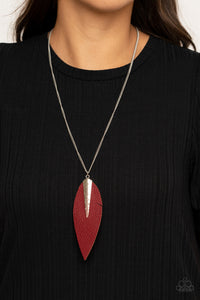 Quill Quest Red Necklace