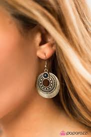 The Scenic Trail Brass Earring