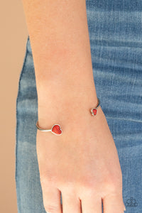 Romantically Rustic Red Bracelet