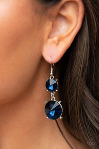 Sizzling Showcase Earring (Blue, Black, Multi)