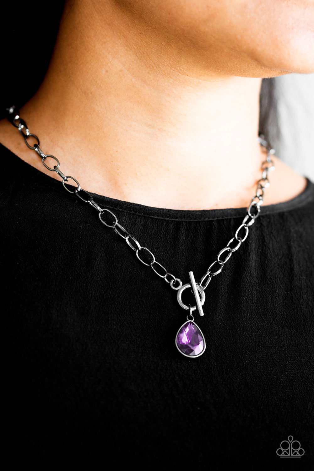 So Sorority Purple Necklace