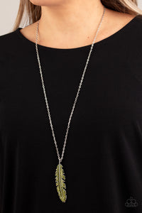 Soaring High Green Necklace