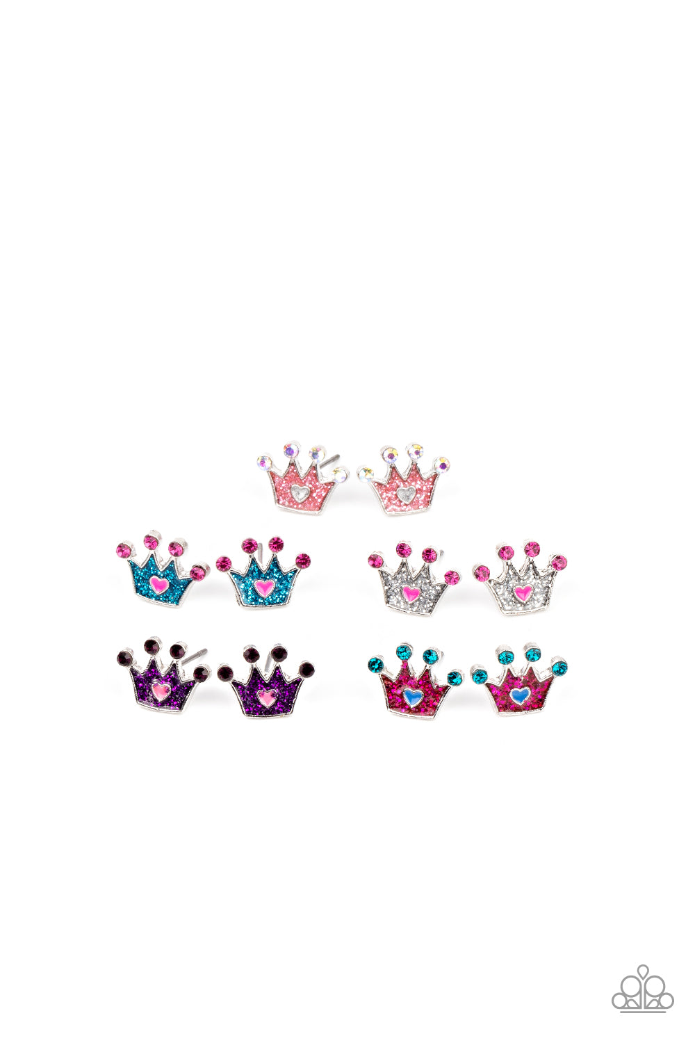 Starlet Shimmer Crown Post Earring