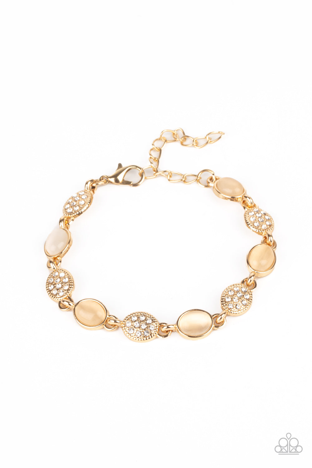 Stop and GLOW Gold Bracelet
