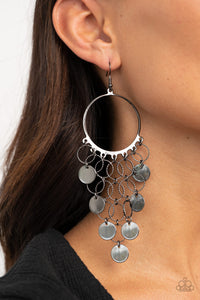 Take a CHIME Out Black Earring