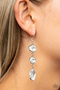 The GLOW Must Go On! Earring (Silver, White)