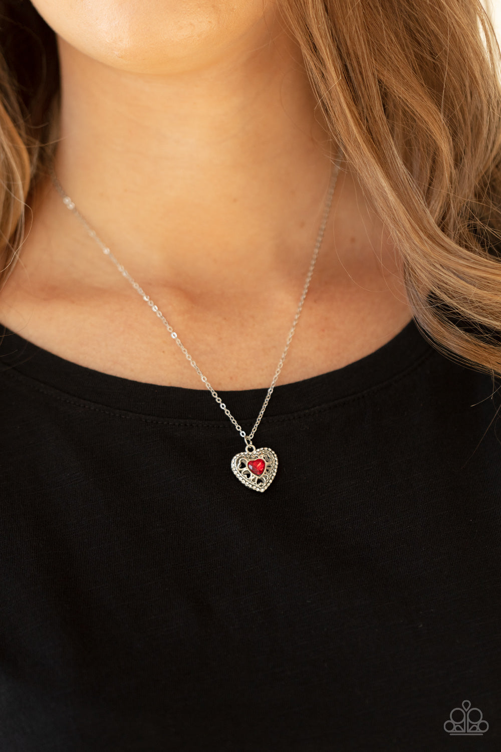 Treasures of the Heart Red Necklace