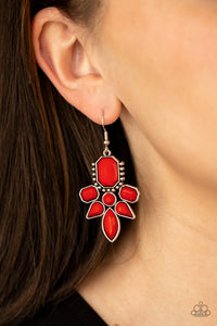 Vacay Vixen Earring (Multi, Red)
