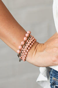 Vibrantly Vintage Pink Bracelet