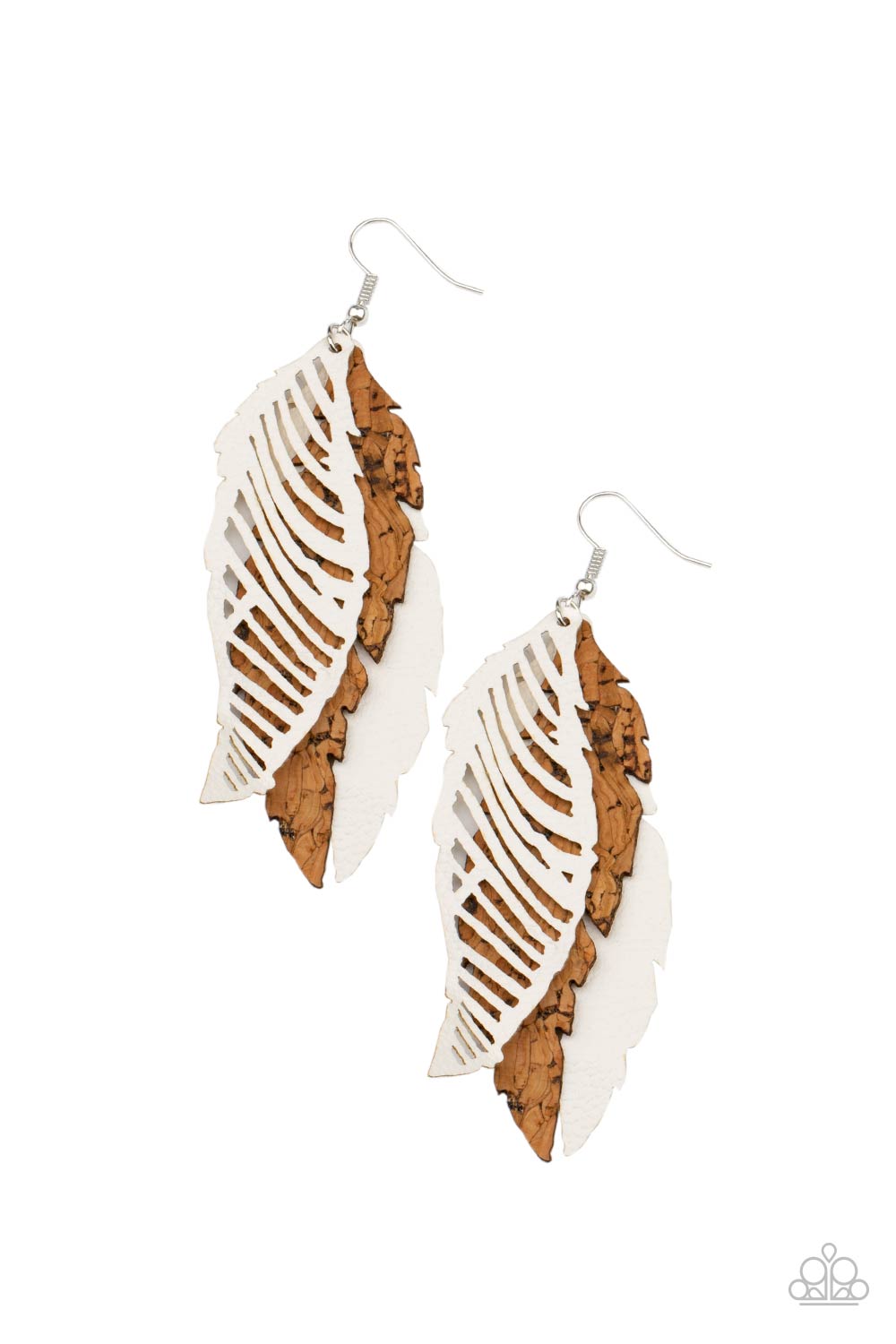 WINGING Off The Hook Earring (White, Brown, Black)