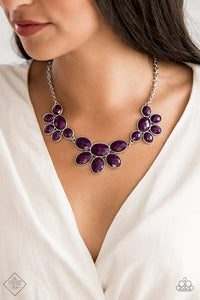 Flair Affair Purple Necklace
