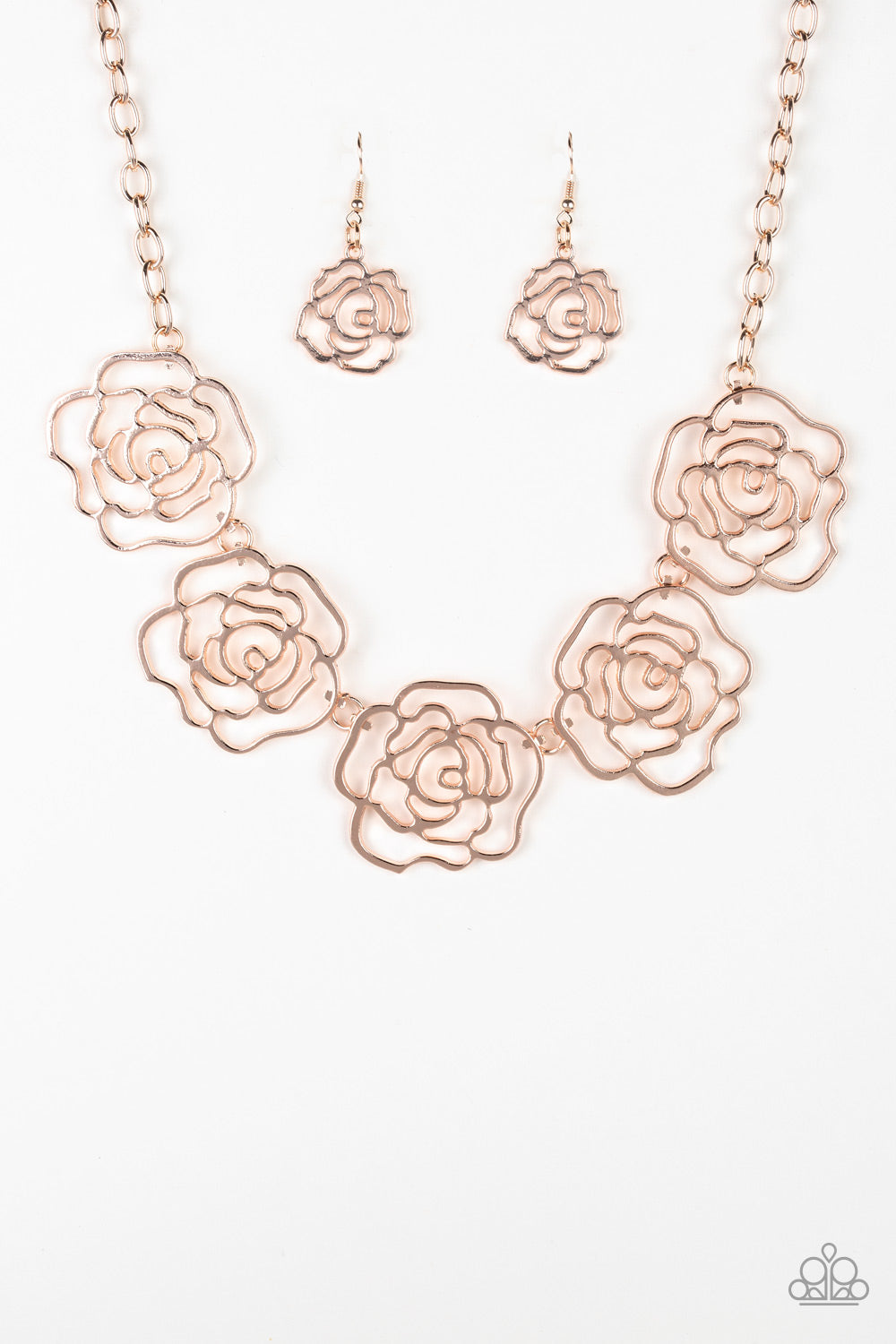 Budding Beauty Rose Gold Necklace