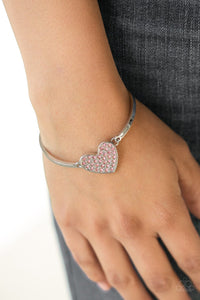 Heart-Stopping Shimmer Pink Bracelet