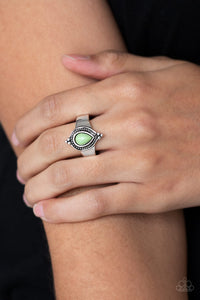Mineral Minimalist Green Ring