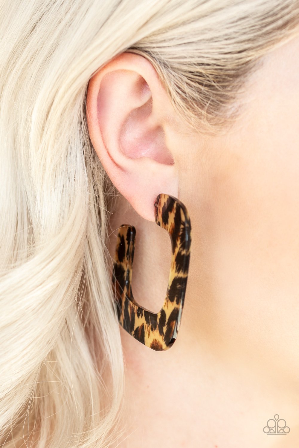 Cheetah Incognita Brown Earring