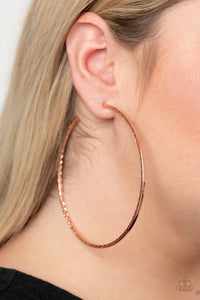 Diamondback Diva Copper Earring
